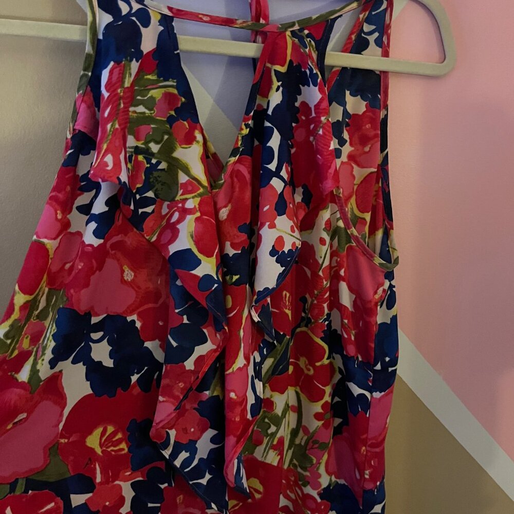 Jacob Bright Silk Floral blouse